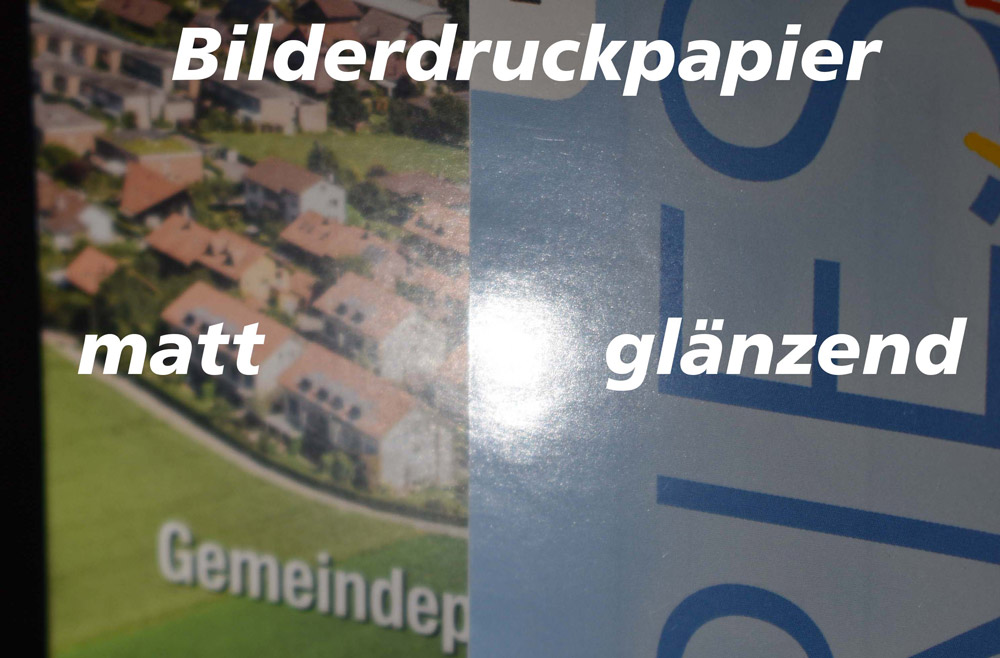 Bilderdruck - gestrichenes Papier